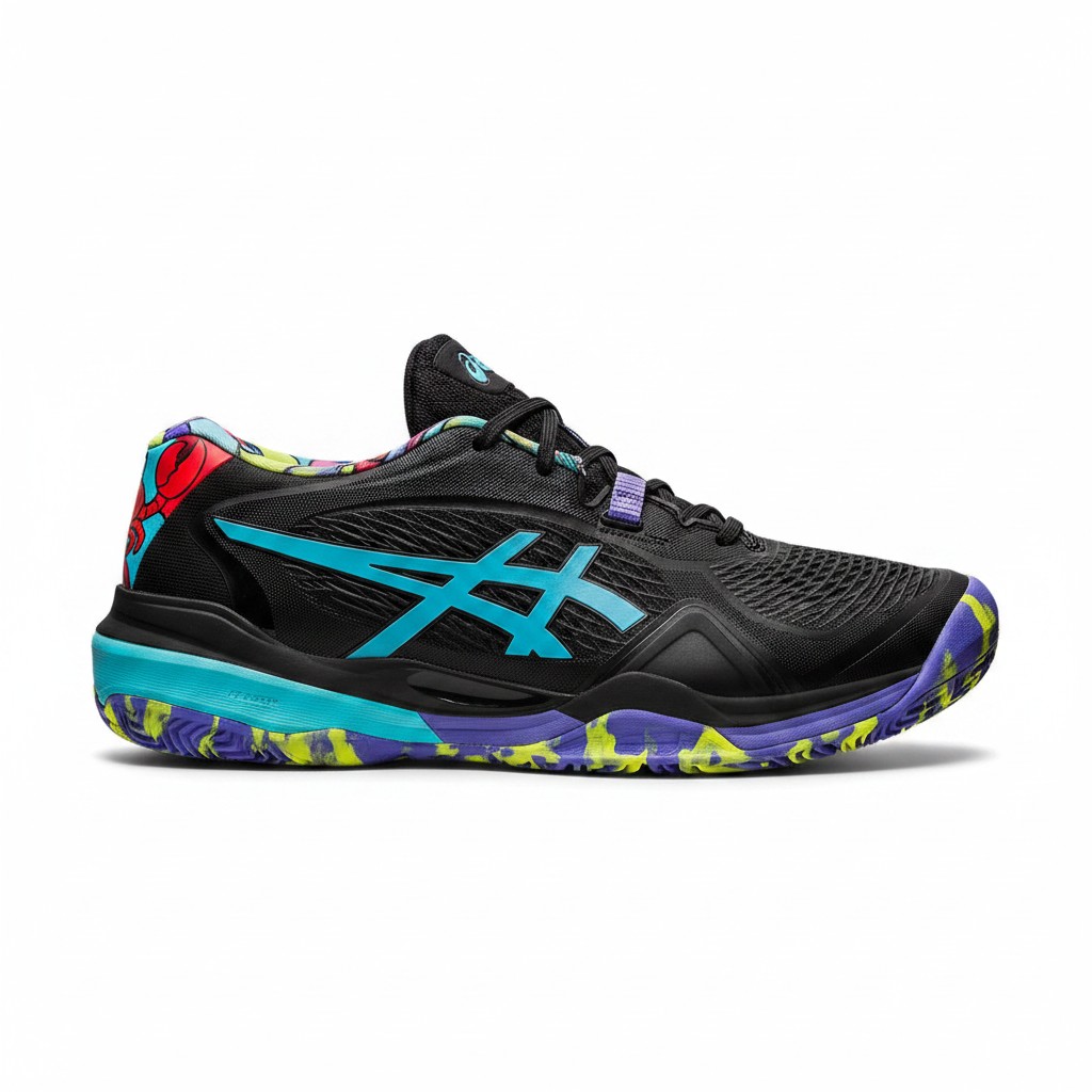ASICS GEL-RESOLUTION X - Black/Aqua