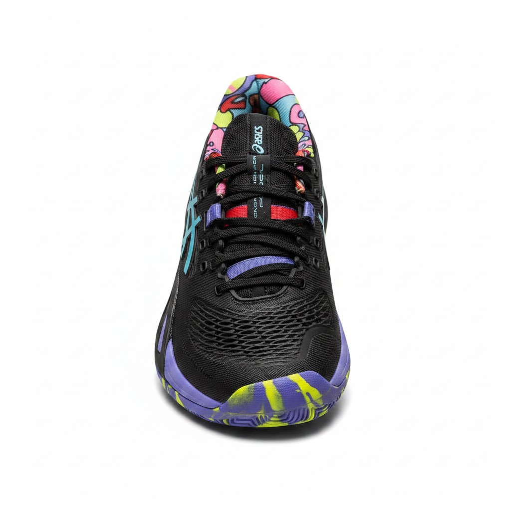 ASICS GEL-RESOLUTION X - Black/Aqua - Image 4